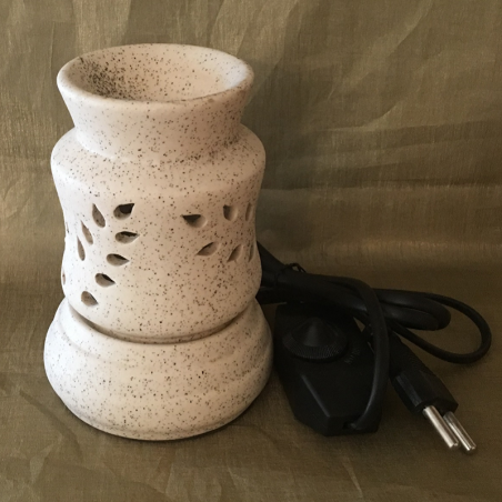 Lampe diffuseur de parfum céramique artisanale  - 1