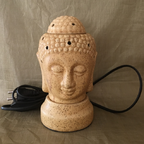 Lampe diffuseur de parfum bouddha sable électrique artisanale  - 1