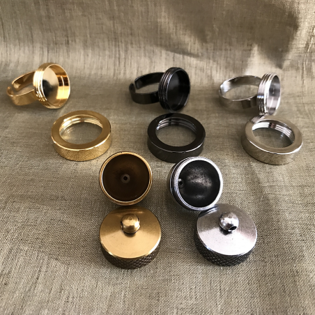 Parfum solide bague cristal de Swarovski  - 7