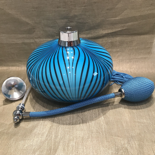 Vaporisateur de parfum poire verre artisanal bleu de luxe 510 ml Luxe verre artisanal 2