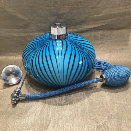 Vaporisateur de parfum poire verre artisanal bleu de luxe 510 ml Luxe verre artisanal