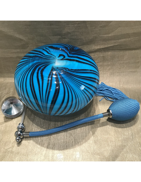 Vaporisateur de parfum poire verre artisanal bleu de luxe 510 ml Luxe verre artisanal
