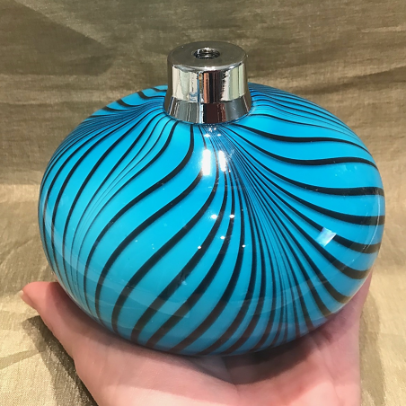 Vaporisateur de parfum poire verre artisanal bleu de luxe 510 ml Luxe verre artisanal