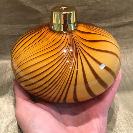Vaporisateur de parfum poire artisanal de luxe ambre 500 ml Luxe verre artisanal