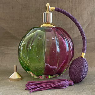 Vaporisateur de parfum poire verre artisanal de luxe 260 ml vide et rechargeable Luxe verre artisanal