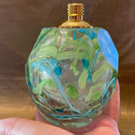 Vaporisateur de parfum poire verre artisanal de luxe 150 ml vide et rechargeable Luxe verre artisanal