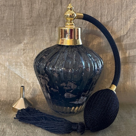 Vaporisateur de parfum poire verre artisanal gris 160 Ml Luxe verre artisanal