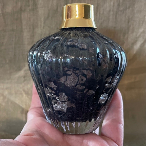 Vaporisateur de parfum poire verre artisanal gris 160 Ml Luxe verre artisanal