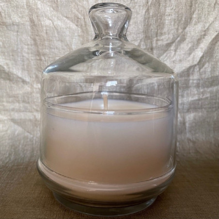 Bougie cloche artisanale cire naturelle de soja personnalisable