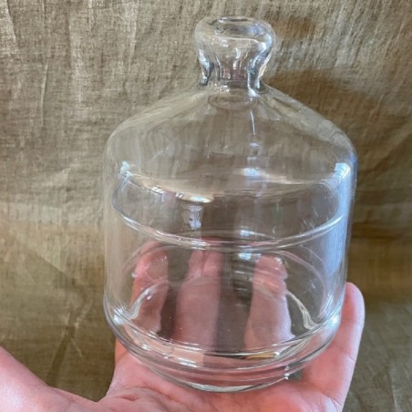 Bougie cloche artisanale cire naturelle de soja personnalisable vide fermée