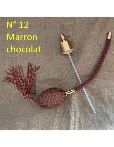 Poire pour vaporisateur de parfum de rechange marron chocolat