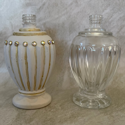 Vaporisateur de parfum poire peint Cristal de swarovski artisanal 110 ml 2