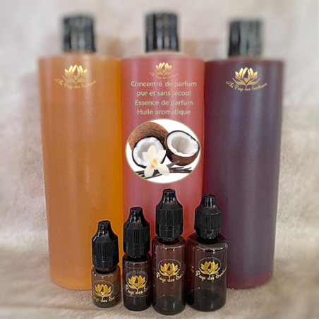 Concentré de parfum essence de parfum sans alcool noix de coco et vanille
