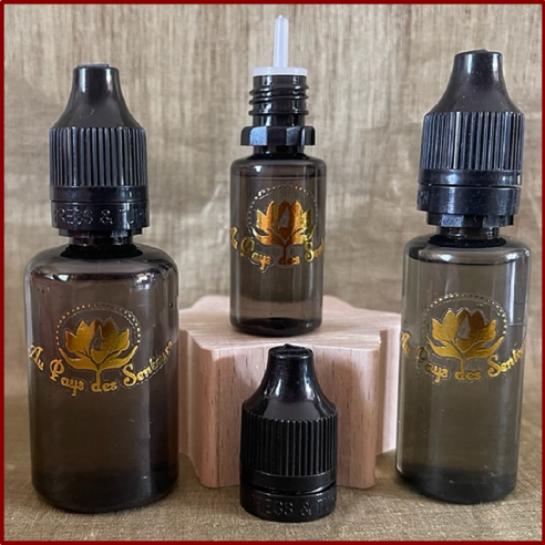 Extrait de parfum,  fragrance pure et concentrée 10, 15 et 30 ml