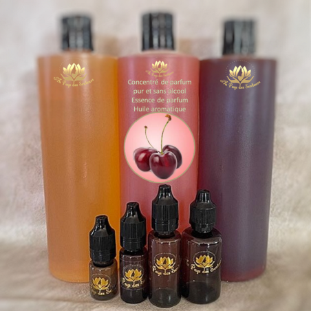 Extrait de parfum cerise noire,  fragrance pure et concentrée