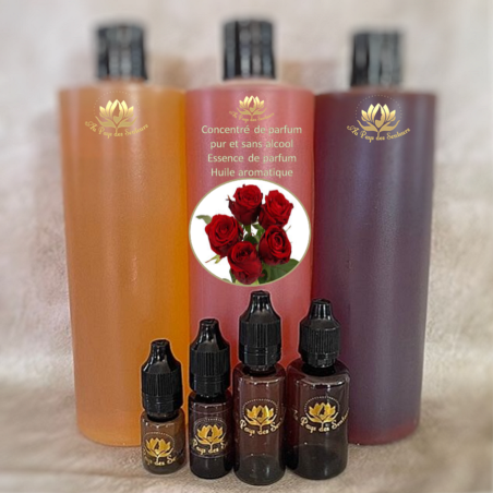 Extrait de parfum Rose, fragrance pure et concentrée