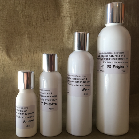 Gel douche naturel 3 en 1 Cheveux, corps et bain moussant  - 1