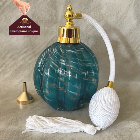 Vaporisateur de parfum artisanal bleu canard 235 ml
