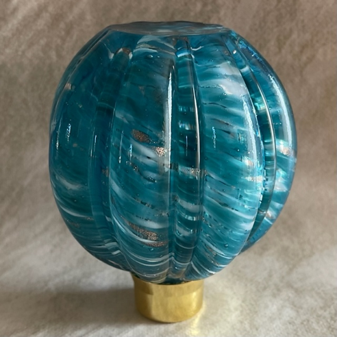 Vaporisateur de parfum artisanal bleu canard 235 ml envers