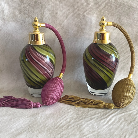 Vaporisateur de parfum poire artisanal multicolore vert kaki 100 ml groupé