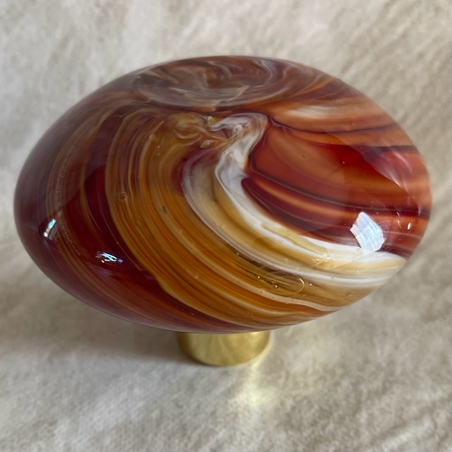 Vaporisateur de parfum poire artisanal spirale marron 190 ml envers