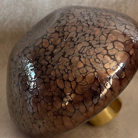 Vaporisateur de parfum poire verre artisanal de luxe 170 ml profil