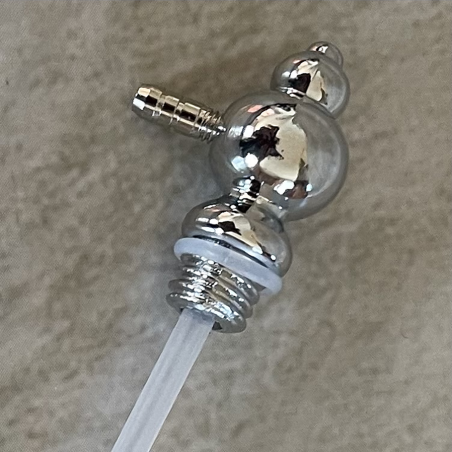 Atomiseur poire de rechange pour vaporisateur de parfum artisanal argent