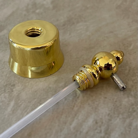 Atomiseur de parfum poire kit complet or ou argent fabrication de vaporisateur or