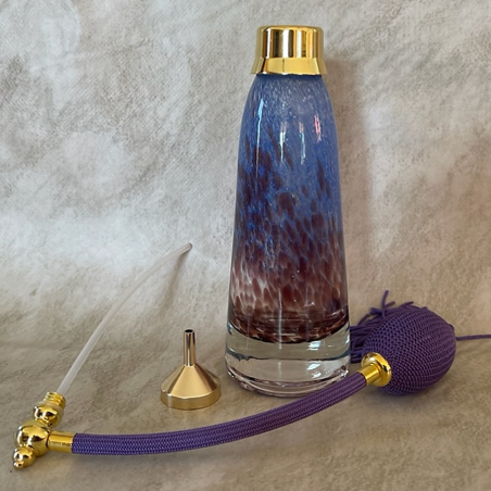 Vaporisateur de parfum poire artisanal lavande 85 ml ouvert