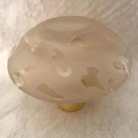 Vaporisateur de parfum poire artisanal champagne dépoli 200 ml envers