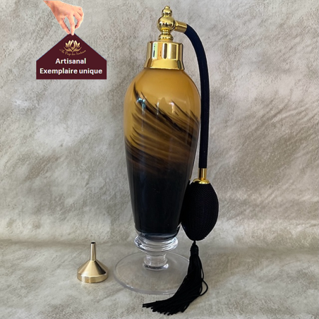 Vaporisateur de parfum poire artisanal sur pied bicolore 120 ml