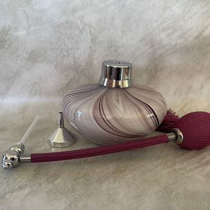 Vaporisateur de parfum artisanal poire tourbillon aubergine 160 ml 2