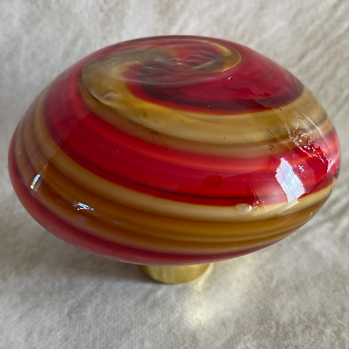 Vaporisateur de parfum poire artisanal verre soufflé tricolore 190 ml envers