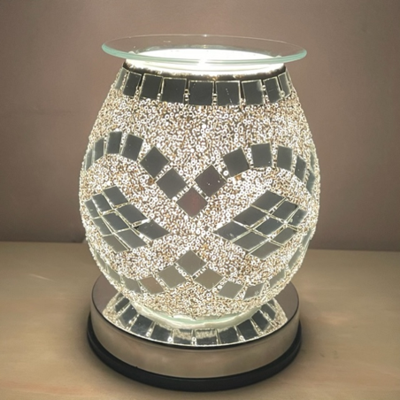 Lampe diffuseur de parfum électrique sensitive miroir 2 allumée