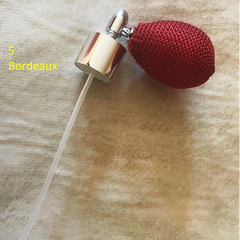 Poire de rechange pour vaporisateur de parfum courte 5 bordeaux