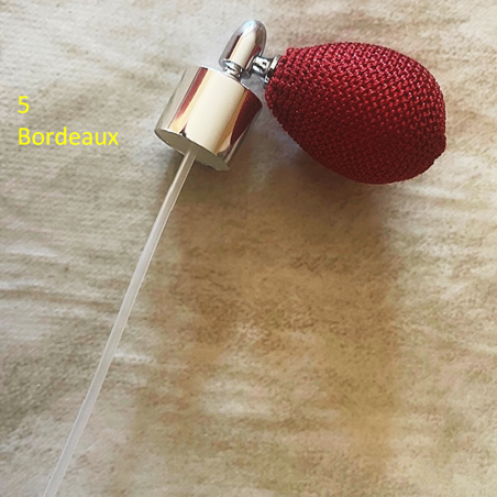 Poire de rechange pour vaporisateur de parfum courte 5 bordeaux