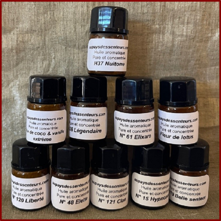 Concentré de parfum Explosie marque Au pays des senteurs 10 x 2 ml