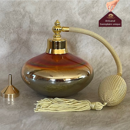 Vaporisateur de parfum poire artisanal iridescent