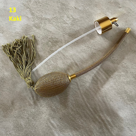 Poires vaporisateurs de parfum de rechange + atomiseur de parfum  - 13 vert kaki