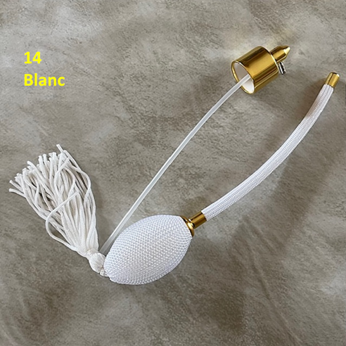 Poires vaporisateurs de parfum de rechange + atomiseur de parfum  - 14 blanc