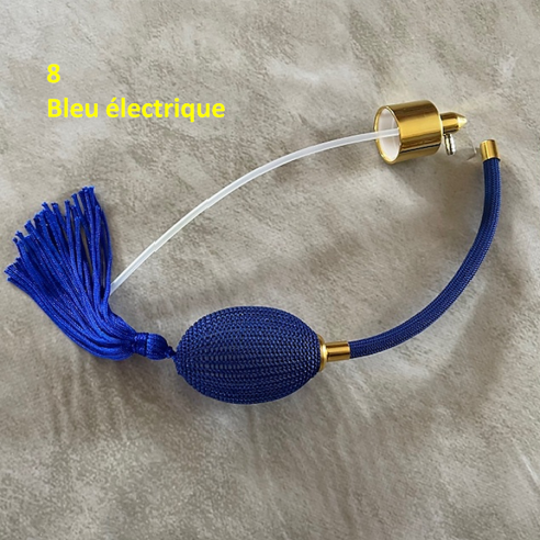 Poires vaporisateurs de parfum de rechange + atomiseur de parfum  - 8 Bleu électrique