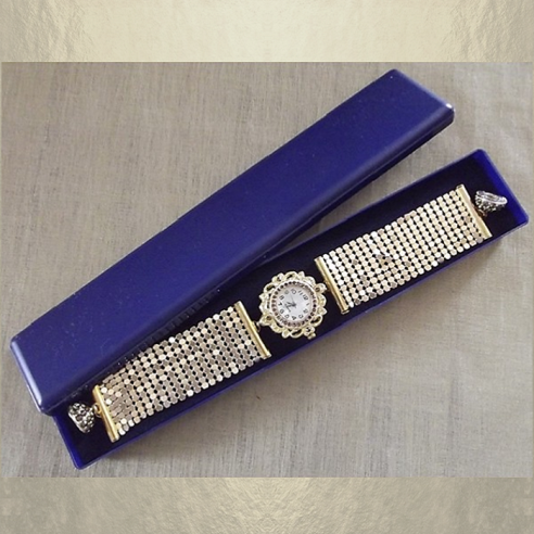 Écrin bracelet bleu, montre Boite cadeaux / coffret cadeaux/ bracelet / stylo  - 1