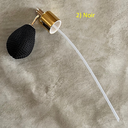 Poire de rechange pour vaporisateur de parfum courte modèle 2 noir Poire de rechange pour vaporisateur de parfum courte modèle 2 noir