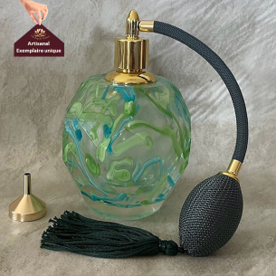 Vaporisateur de parfum poire verre artisanal de luxe 150 ml vide et rechargeable