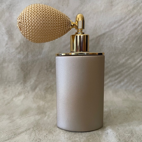 Vaporisateur de parfum poire courte motif cachemire de dos