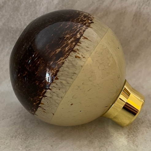 Vaporisateur de parfum artisanal boule modèle horizon 100 ml de profil