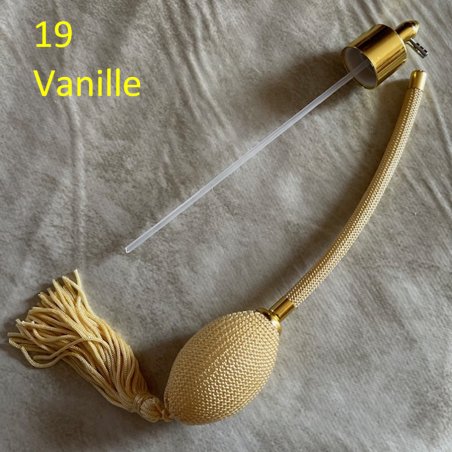 Poires vaporisateurs de parfum de remplacement + atomiseur de parfum vanille N° 19