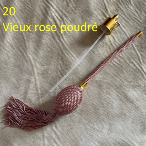 Poire vaporisateur de parfum de remplacement  rose poudré + atomiseur de parfum N° 20