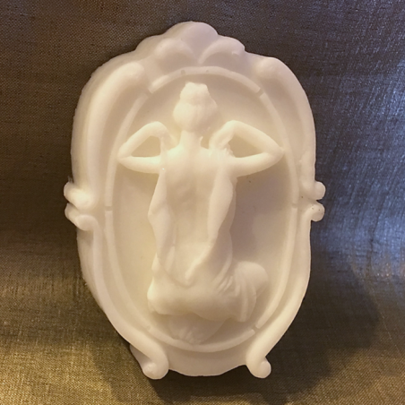 Savon crème naturel au lait de chèvre modèle dame  - 1