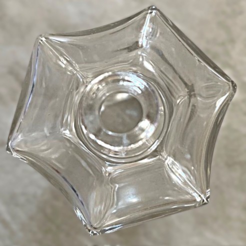 Vaporisateur de parfum vide et rechargeable facettes étoile